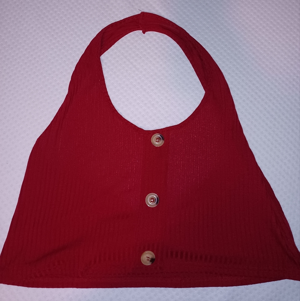 Shein Crop Top, Dark Red, 4x